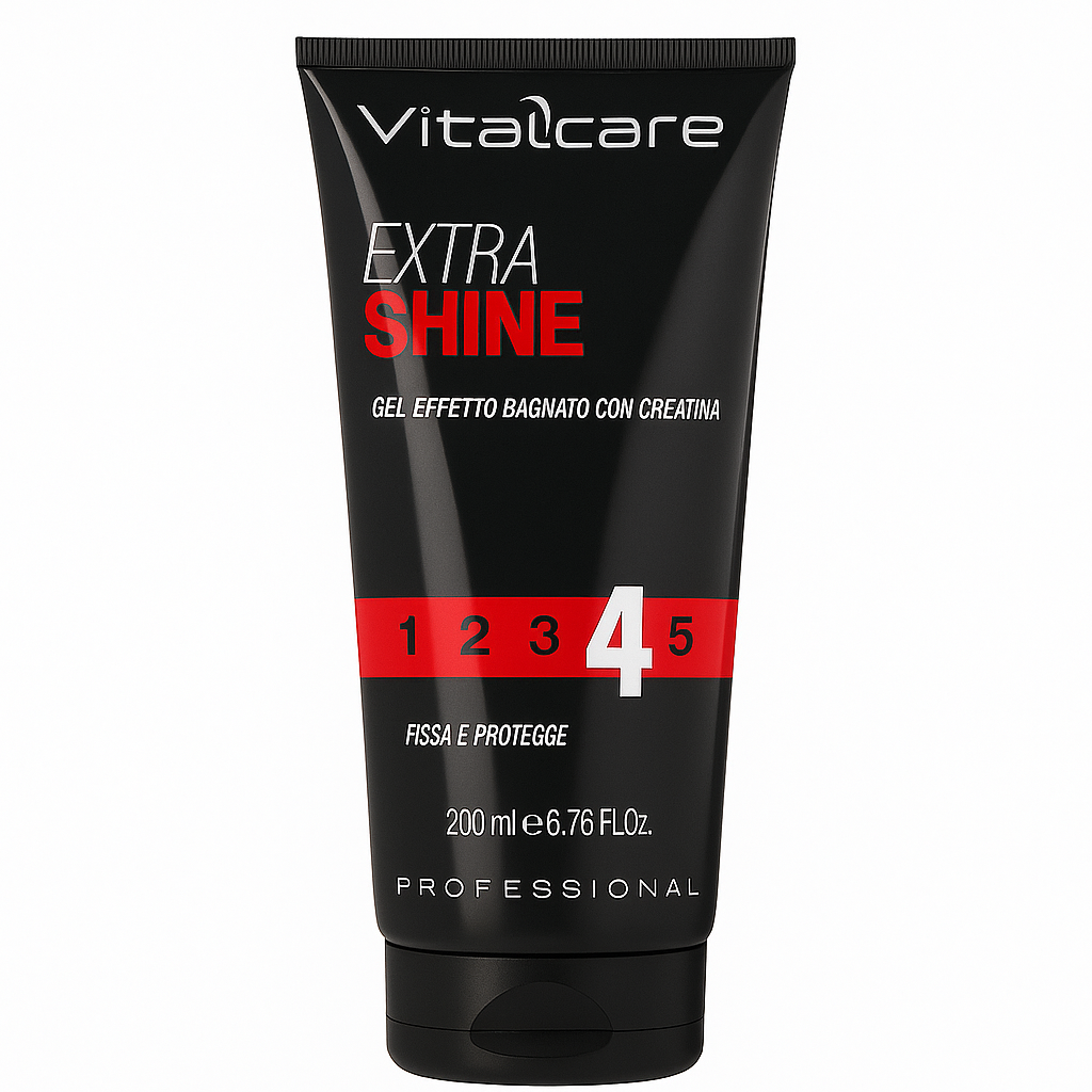 Vitalcare Gel Capelli Extra Shine Effetto Bagnato, 200 ml
