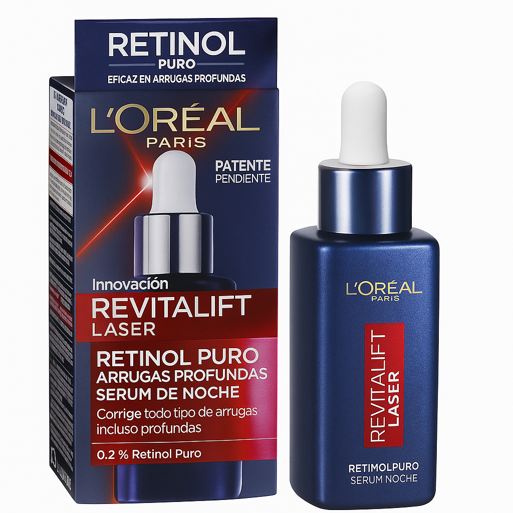L’Oréal Revitalift Laser Siero Notte al Retinolo Puro 30 ml