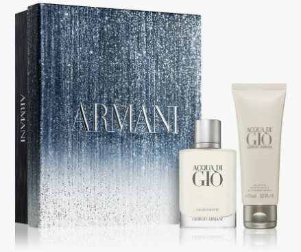 Armani Acqua di Giò Pour Homme Coffret – Eau de Toilette 50 ml + Gel Doccia Profumato 75 ml