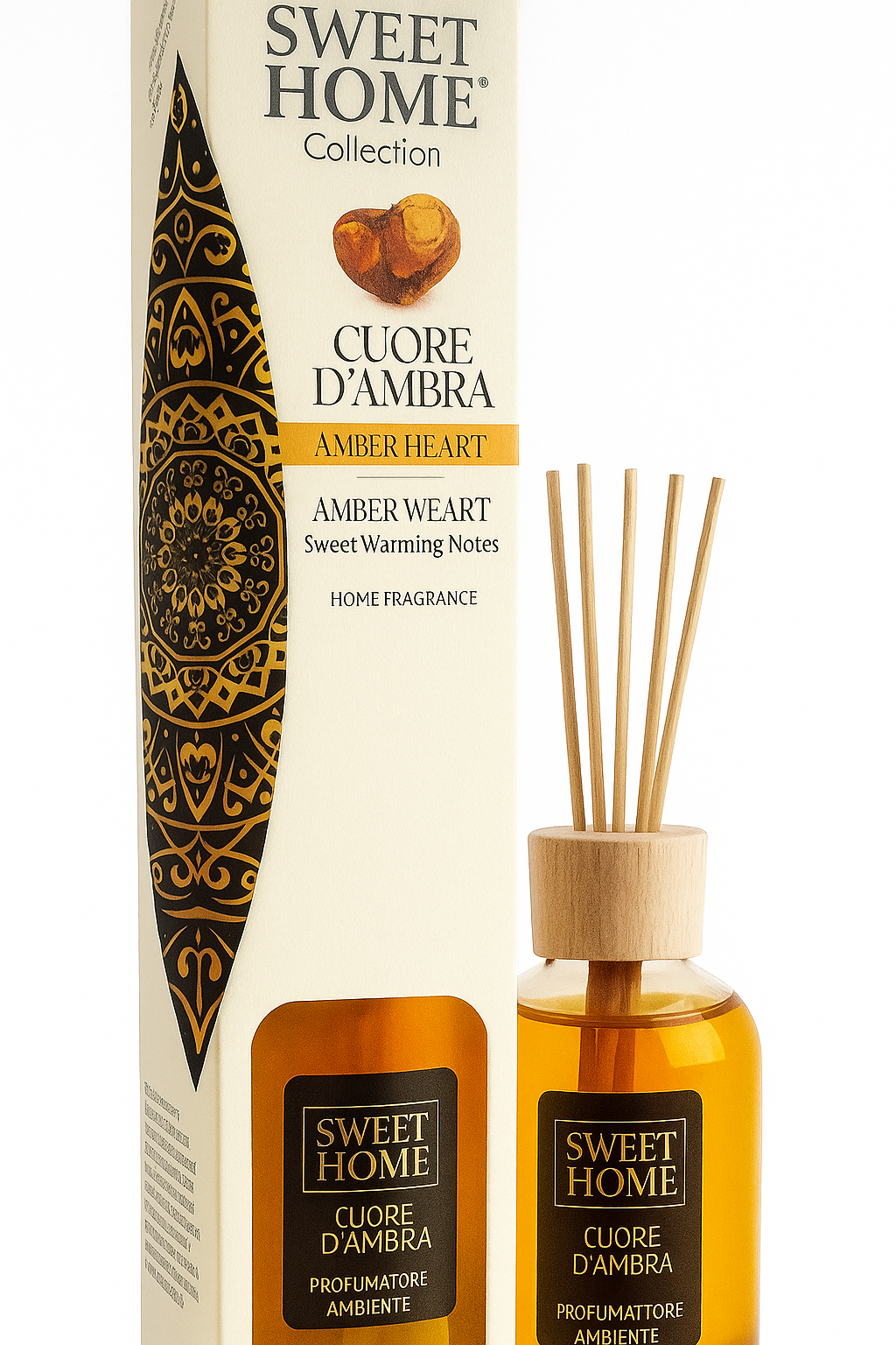 Sweet Home Collection – Profumatore Ambiente Cuore d’Ambra 100 ml