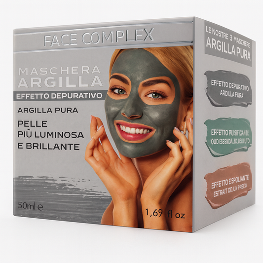 Face Complex – Maschera Viso all’Argilla Verde (50 ml)