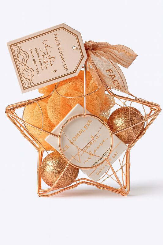 Confezione regalo Face Complex – Set 3 prodotti con bombe da bagno e spugna