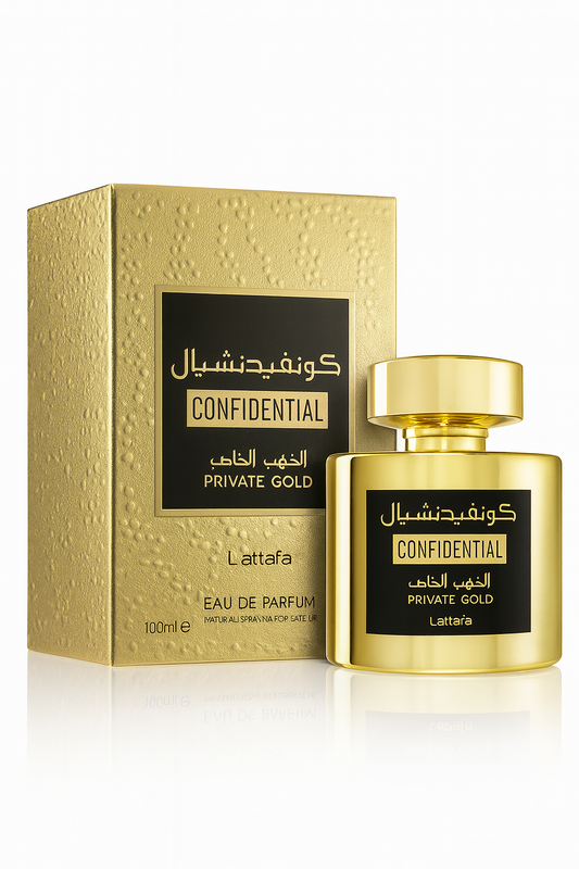 Lattafa Confidential Private Gold eau de parfum 100ML