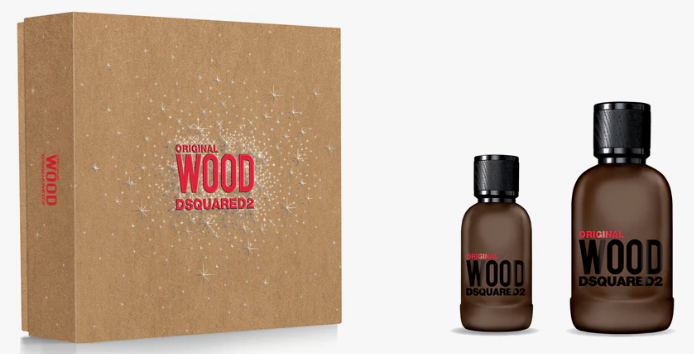 Dsquared2 Original Wood Coffret – Eau de Parfum 100 ml + Eau de Parfum 30 ml