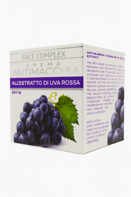 Face Complex Crema Antimacchia con Estratto di Uva Rossa 50ml