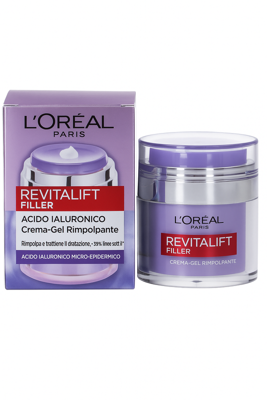 L’Oréal Revitalift Filler Crema-Gel Rimpolpante con Acido Ialuronico 50 ml