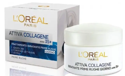 L’Oréal Paris Attiva Antirughe 35+ Collagene Giorno e Notte – Crema Prime Rughe 50 ml