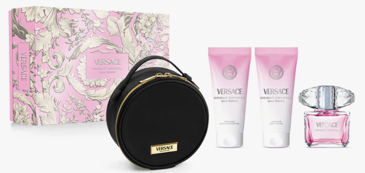 Versace Bright Crystal – Coffret Regalo Donna con Pochette