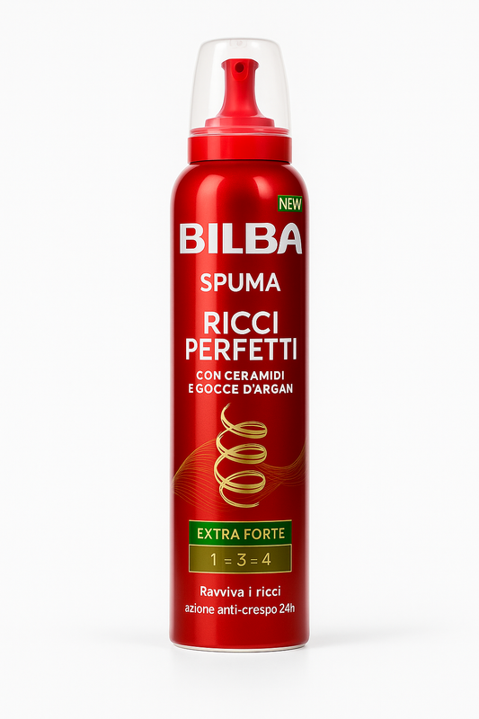 Bilba Spuma Ricci Perfetti con Ceramidi e Goccia d'Argan