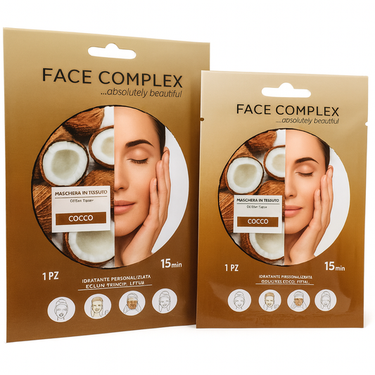 Face Complex – Maschera Viso in Tessuto al Cocco (28 g)