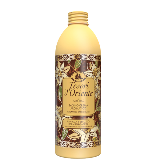 tesori d'oriente bagno crema vaniglia e zenzero